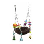 Perroquet oiseau jouet nid d'oiseau paille oiseau fournitures rotin rotin nid balançoire cage à oiseaux ... Perroquet oiseau jouet nid d'oiseau paille oiseau fournitures rotin rotin nid balançoire cage à oiseaux ...