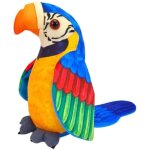 Perroquet en peluche parlant �lectrique mignon, qui r�p�te les enregistrements et agite les ailes. oiseau ...