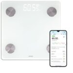 Balance connecte - livoo - dom528w - 17 indicateurs - max 180 kg - 8 profils - led - blanc