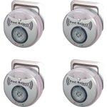 Pest reject pro lot de 4 rpulsif nuisibles repulse power ultrasons et lectromagntisme couleur gris ...