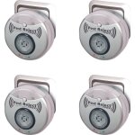 Pest reject pro lot de 4 rpulsif nuisibles repulse power ultrasons et lectromagntisme couleur gris ...