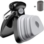 Pet pooper scooper, portable poop scoop pour chien chat avec distributeur de sac, portable outil de nettoyage ...