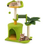 Petit arbre à chat, arbre a chat cactus, condo, brosse d'toilettage, poteaux à griffer en sisal, 3 plateformes ... Petit arbre à chat, arbre a chat cactus, condo, brosse d'toilettage, poteaux à griffer en sisal, 3 plateformes ...