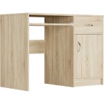 Petit bureau d'�colier sonoma 100 x 50 cm - moderne n9