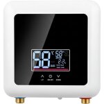 Petit chauffe - eau lectrique, 7500w mini chauffe eau instantan electrique douche avec affichage led ...