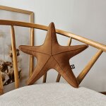 Petit coussin �toile de mer velours ve2213 caramel