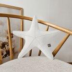 Petit coussin �toile de mer velvet ve2200 blanc