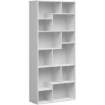 Petits - meubles - biblioth�que 197 cm edwin blanc