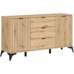 Petits - meubles - buffet 2 portes 3 tiroirs 150 cm mao bois