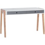 Petits - meubles - bureau 2 tiroirs vox concept gris Petits - meubles - bureau 2 tiroirs vox concept gris