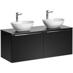 Petits - meubles - meuble double vasque 120cm ros noir