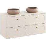 Petits - meubles - meuble double vasque 120cm sanae beige sable