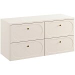 Petits - meubles - meuble sous - vasque 120cm plan de toilette sanae beige sable