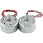 Petit moteur dc engrenage moteur 3v - 6v 300 dc 2500rpm 4700rpm pour les jouets de bricolage 2pcs