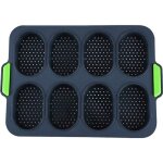 Petits pains moule � pain, baguette, plaque de cuisson antiadh�sive moule � cake en silicone, 8 unit�s ...