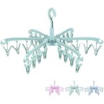 Petit schoir  linge 24 cnes - schoir  linge rotatif pliable - coupe - vent - durable - pour shorts, ...