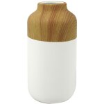 Petit vase en c�ramique blanc style boh�me, d�coration de maison, cadeau de salon