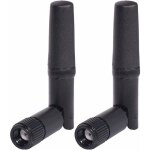 Petite antenne wifi 2 pi�ces double bande 2, 4 ghz 5, 8 ghz rp sma antenne pour pc ordinateur de bureau ...