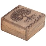 Petite bote arbre de vie pour le rangement de bijoux, cadeaux et dcoration de la maison