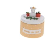 Petite boite � dents de lait souris gabrielle - orange clair