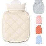 Petite bouillotte pour compresses chaudes et froides, avec couvercle, micro - ondable, silicone souple ...