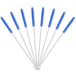 Petite brosse de nettoyage pour machine � caf� automatique, lot de 8 pailles