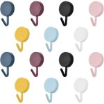 Petites color�s crochets muraux sans percer ni clous, pour accroche salle de bain, cuisine, plafond, ...