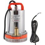 Petite pompe submersible solaire alimente par batterie, tte de refoulement de 8 m, pompe submersible ...
