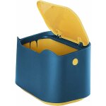 Petite poubelle de table, mini poubelle de bureau cuisine en styl plastique avec couvercle  bouton ...