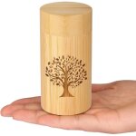 Petites urnes fun�raires pour cendres humaines, souvenir orn� d'un motif d'arbre de vie, petites urnes ...