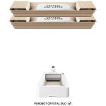 Petkit liti�re cristalline pour chat, comprend un bol de rechange, anti - odeurs, anti - poussi�re, adapt� ...