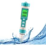 Ph - mtre pour l'eau 7 en 1 ph / tds / ec / sel / s. g / orp / temp, testeur de ph lcd numrique rtroclair ...