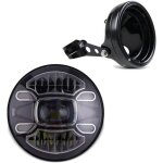 Phare led 7  set moto feux avant f7 noir