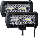 Phare de travail led 12v 300w 7'' projecteur led voiture 12v etanche ip67 spot flood feux antibrouillard ...