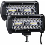 Phare de travail led 300w 7'' projecteur led voiture 12v etanche ip67 spot flood feux antibrouillard ...