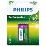 Hr22 pile rechargeable 6lr61 (9v) nimh 170 mah 8. 4 v 1 pc(s) - philips