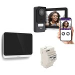 Visiophone filaire et connect� 3k philips welcomeeye connect 3 avec �cran suppl�mentaire et transformateur ...