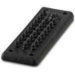 Phoenix contact - 1424583 plaque d'entre de cbles tpe (mlange de caoutchouc inodore), sebs, pp noir ...