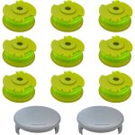 Bobine fil coupe bordure fil de rechange ac80rl3 compatible pour ryobi one + d�broussailleuse 18v 24v ...