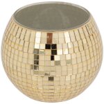 Photophore boule disco d. 10cm verre assorti - feeric lights & christmas