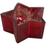 Photophore �toile l. 8, 5cm h. 4cm verre merceris� assorti - atmosphera cr�ateur d'int�rieur