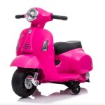 Vespa gts - moto lectrique pour enfant - 6v - 1  3 ans - rose