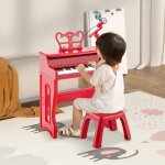 Piano pour enfants  37 touches instrument musical lectronique avec microphone rglable support de partitions ...