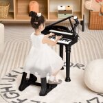 Piano numrique 31 touches avec tabouret & microphone piano electronique avec mode d'enseignement led ...