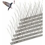 Pic anti - pigeon en acier inoxydable 6. 6 mtres, pack de 20 pique anti - oiseaux pour effrayer pigeons, ...
