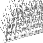 Pic anti pigeon en acier inoxydable, piques anti - oiseaux pour balcons, jardins sur toits ou barri�res ...