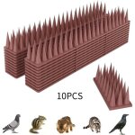 Pic anti pigeon plastique, 10 pi�ces r�pulsif piege, anti oiseaux pour chats moineaux, pour balcon fen�tre, ...