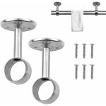 Pices support de tringle rideau, acier inoxydable support tringle penderie, 22mm de diamtre, pour rideau ...