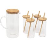 Pichet et 4 chopes collection orangeade