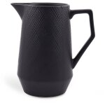 Pichet en c�ramique pour eau, lait, jus 1, 3 l maestro noir mr - 20001 - 55